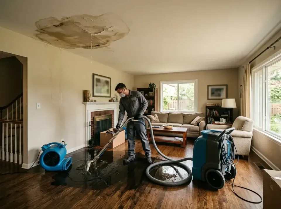 attic-pipe-burst-ceiling-drip-008 — frequently asked questions, Water Damage Restoration & Carpet Care in Grand Island, NE